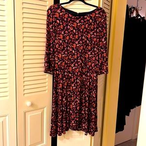 Beautiful berry knit dress from Loft EUC